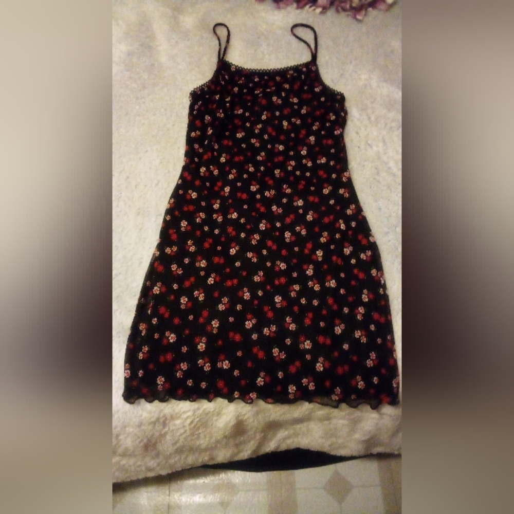 Cute flower print dress